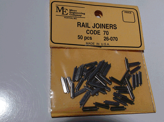 Rail Joiners, Code 70 / 50PCS