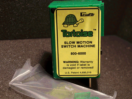 TORTOISE (1) SWITCH MACHINE 