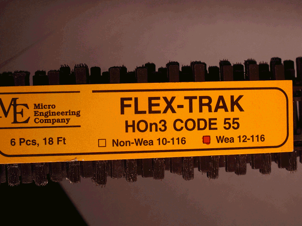 Flex-Trak Code 55 WEATHERED BIGDISCOUNTTRAINS
