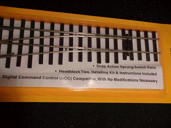 Micro- Engineering 14-403 On30 5 CODE 83 LH TURNOUT